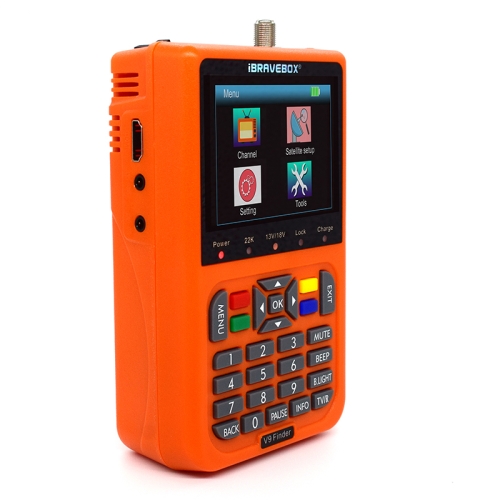 

iBRAVEBOX V9 Finder Digital Satellite Signal Finder Meter (Orange)