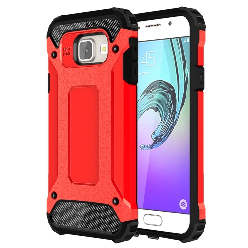 

For Galaxy A3 (2016) / A310 Tough Armor TPU + PC Combination Case(Red)