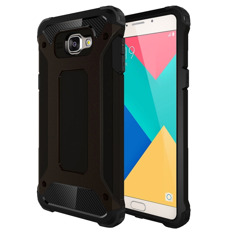 

For Galaxy A9 / A900 Tough Armor TPU + PC Combination Case(Black)