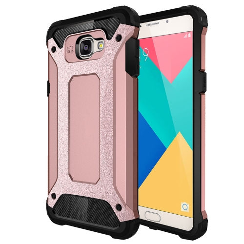 

For Galaxy A9 / A900 Tough Armor TPU + PC Combination Case(Rose Gold)