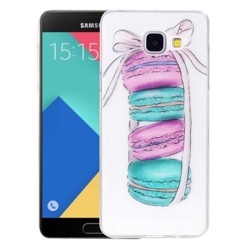 

For Galaxy A5 (2016) / A510 Macarons Pattern IMD Workmanship Soft TPU Protective Case