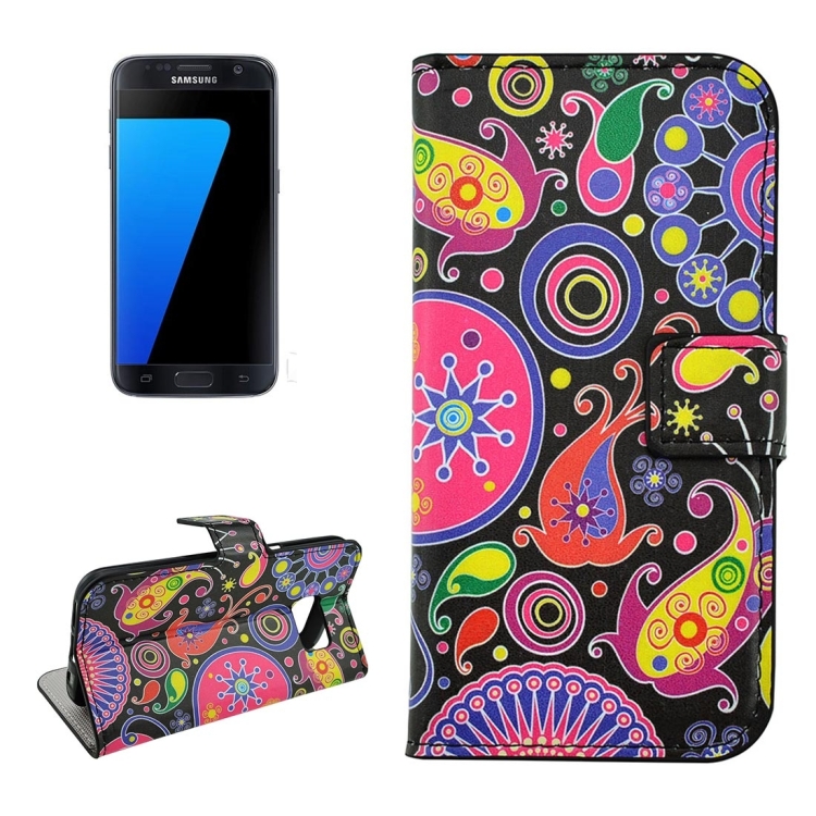 

For Galaxy S7 / G930 Acaleph Pattern Horizontal Flip Leather Case with Holder & Card Slots & Wallet