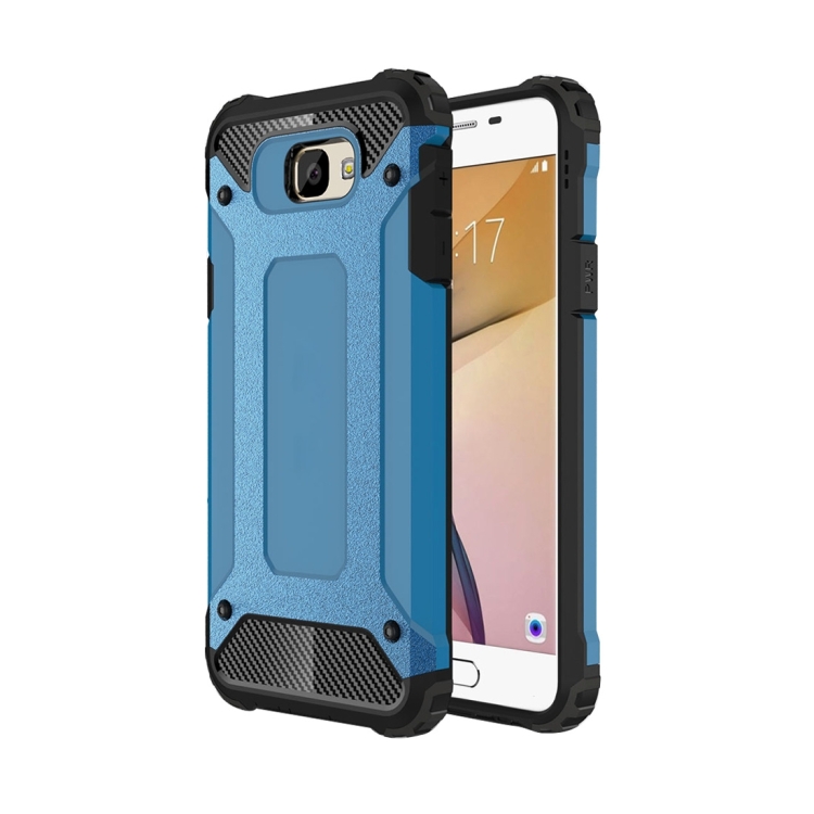 

For Galaxy J5 Prime Tough Armor TPU + PC Combination Case (Blue)