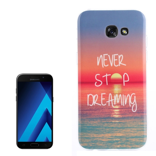 

For Galaxy A3 (2017) / A320 Sunrise at Sea Pattern TPU Back Case