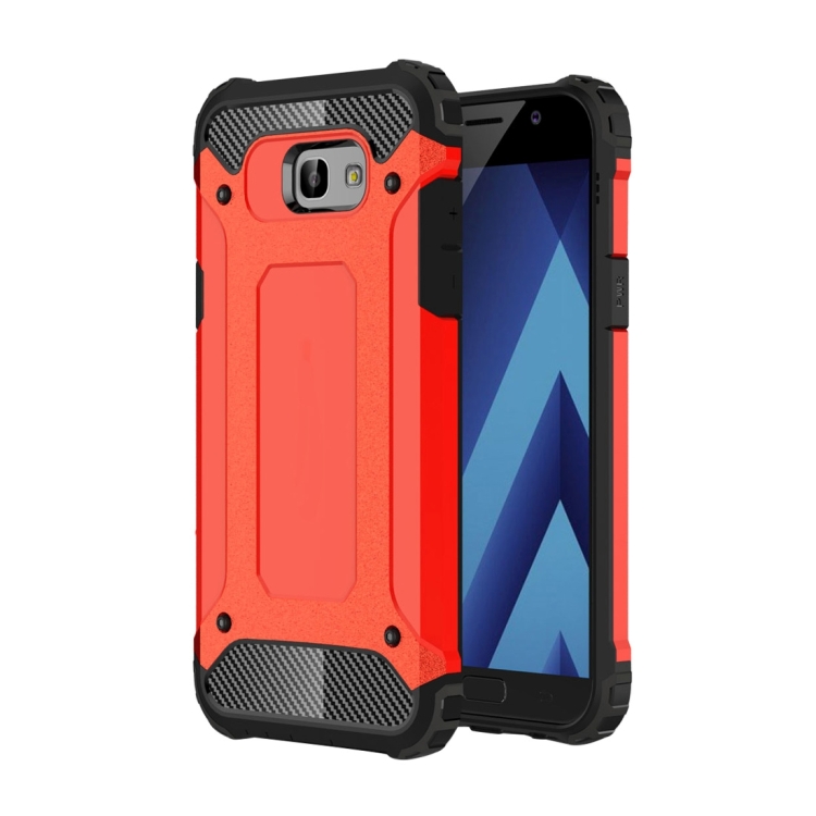 

For Galaxy A3 (2017) / A320 Tough Armor TPU + PC Combination Case (Red)