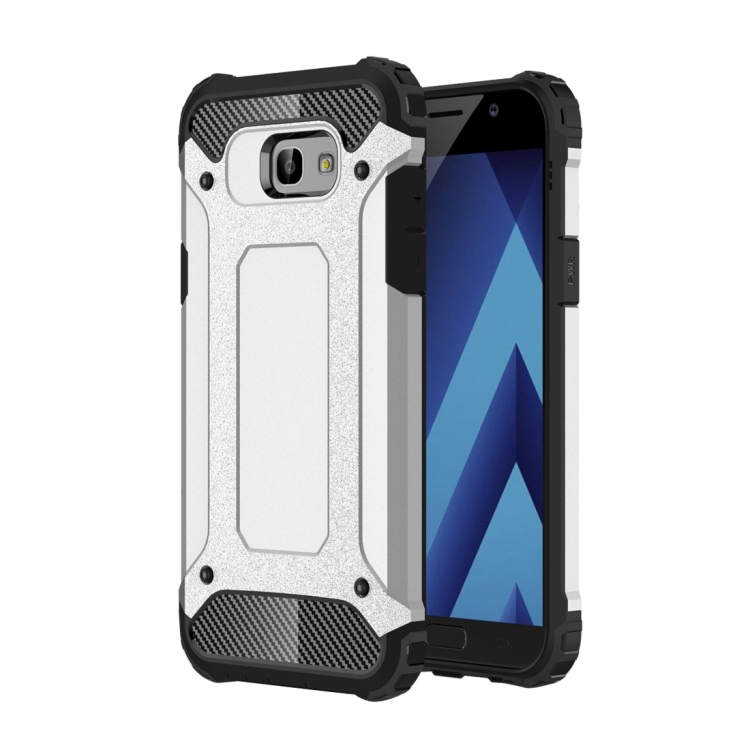

For Galaxy A3 (2017) / A320 Tough Armor TPU + PC Combination Case (Silver)