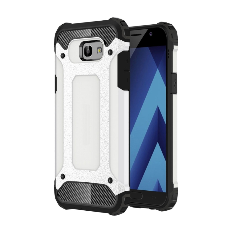 

For Galaxy A3 (2017) / A320 Tough Armor TPU + PC Combination Case (White)