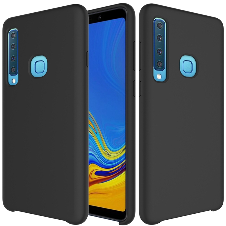

Solid Color Liquid Silicone Dropproof Protective Case for Samsung Galaxy A9 (2018) / A9s (Black)