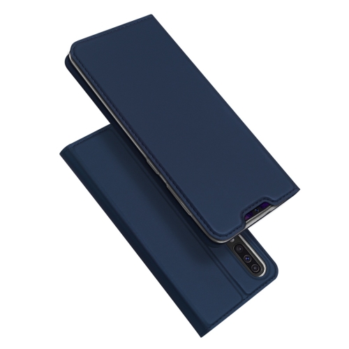 

DUX DUCIS Skin Pro Series Horizontal Flip PU + TPU Leather Case for Galaxy A70, with Holder & Card Slots (Blue)