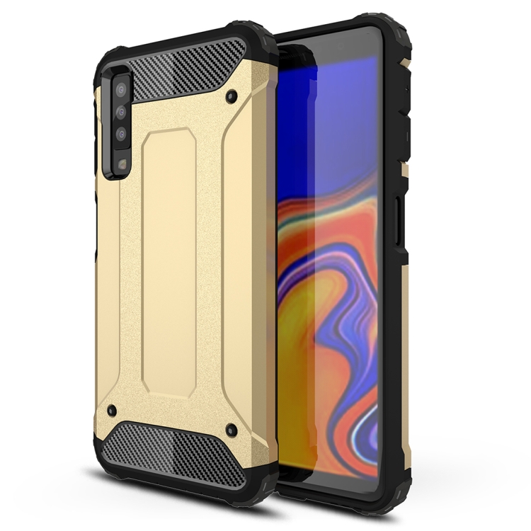 

For Galaxy A7 (2018) / A750 Magic Armor TPU + PC Combination Case(Gold)