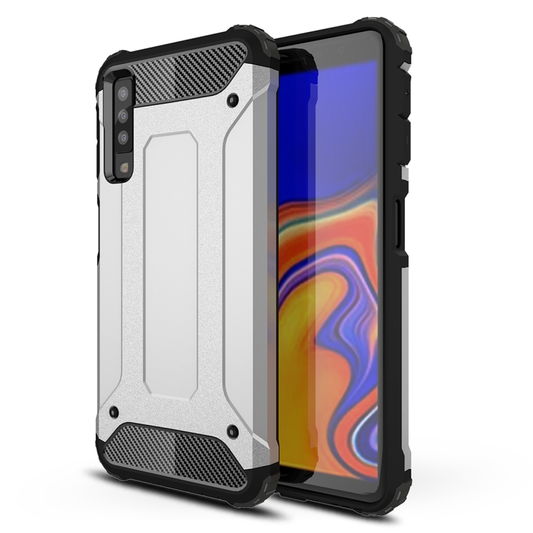 

For Galaxy A7 (2018) / A750 Magic Armor TPU + PC Combination Case(Silver)