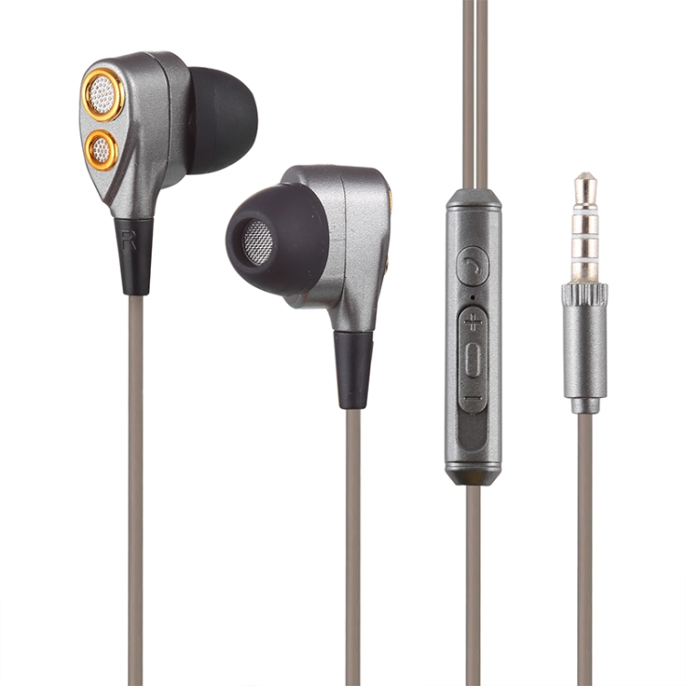 

MTS D12 3.5mm Stereo In-ear Wired Control Earphone, Supports Hands-free Calling, Cable Length: 1.2m(Black)