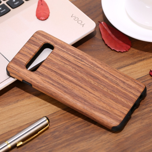 

Shockproof TPU + Wood Protective Case for Galaxy S10