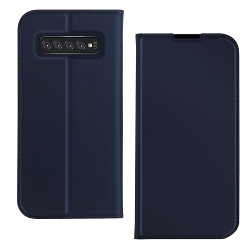 

DZGOGO ISKIN Series Slight Frosted PU+ TPU Case for Samsung Galaxy S10e(Blue)