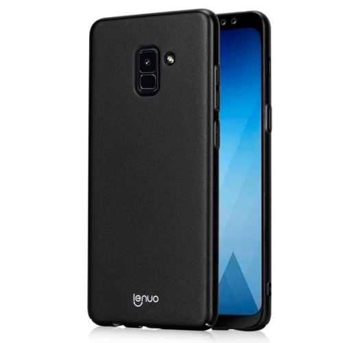 

Lenuo Leshield Series for Galaxy A8+ (2018) PC Dropproof Protective Back Cover Case(Black)