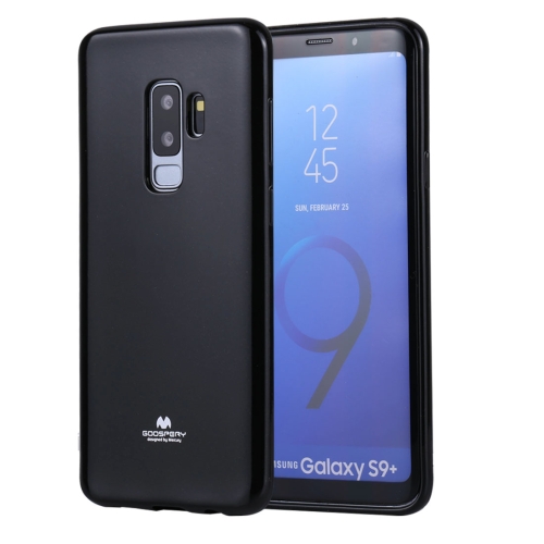 

MERCURY GOOSPERY PEARL JELLY Series for Galaxy S9+ TPU Full Coverage Protective Back Cover Case(Black)