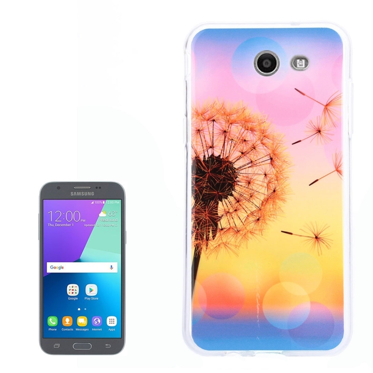 

For Galaxy J3 Prime Sunset Dandelion Pattern TPU Back Case
