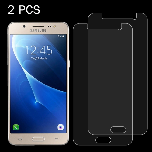 

2 PCS for Galaxy J5 (2016) / J510 0.26mm 9H Surface Hardness 2.5D Explosion-proof Tempered Glass Screen Film