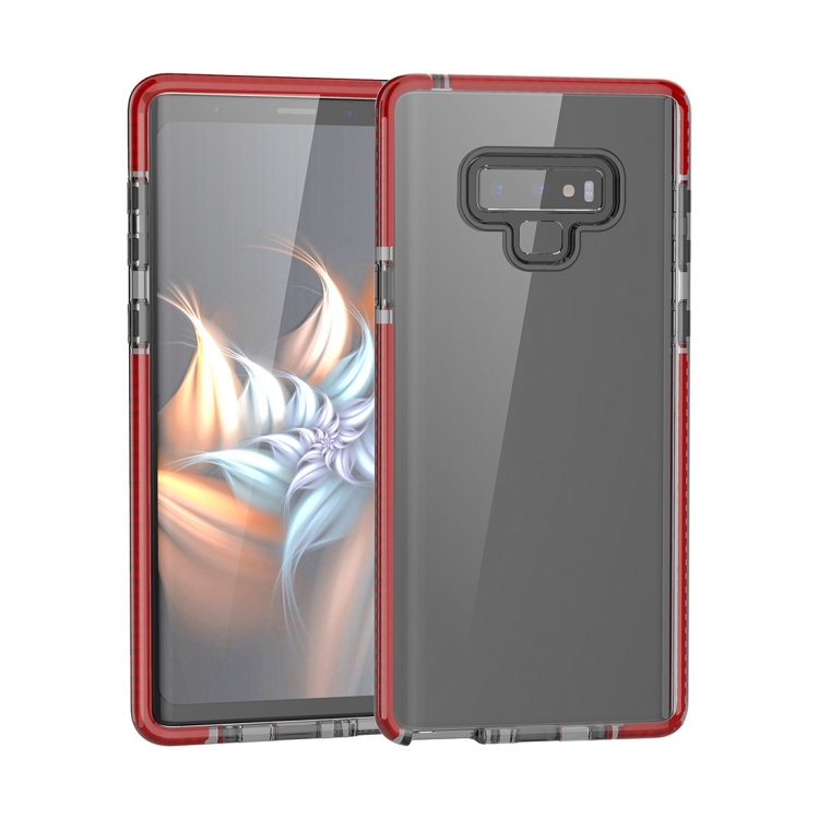 

Highly Transparent Soft TPU Protective Back Case for Galaxy Note9(Dark Red)