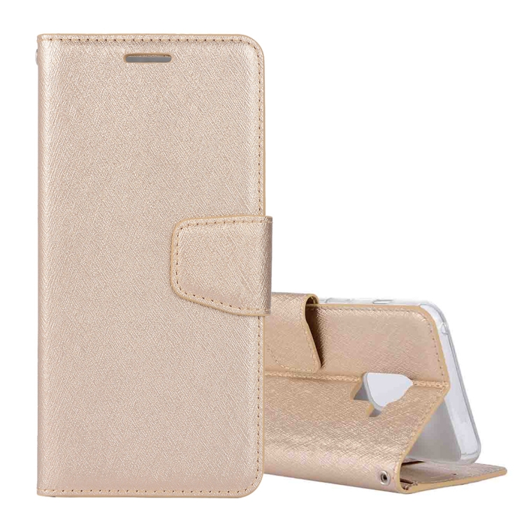 

Silk Texture Horizontal Flip Leather Case for Galaxy J2 Pro (2018) / J4 (2018) / J6 (2018) (EU Version), with Holder & Card slots & Wallet & Photo Frame(Gold)