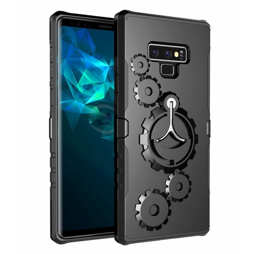 

Gears Pattern Case for Galaxy Note 9，with Armlet(Black)