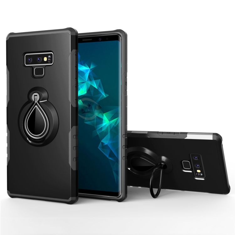 

Baymax Pattern Magnetic 360 Degree Rotation Ring Holder Case for Galaxy Note 9(Black)