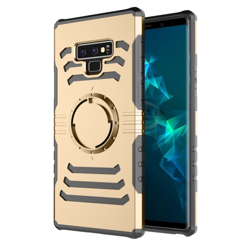 

Sharp Sword Pattern Case for Galaxy Note9 with Armlet(Gold)