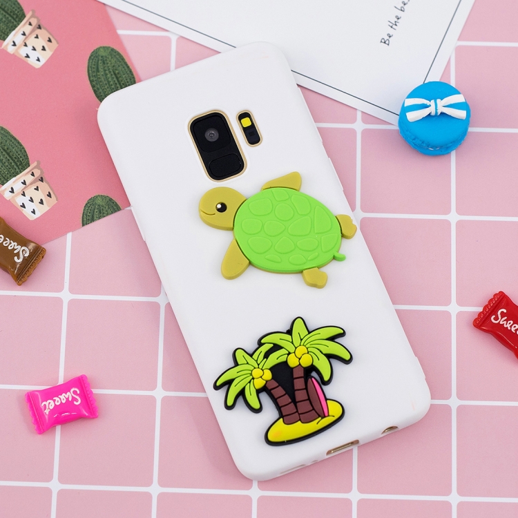 

Paster Pattern Soft TPU Protective Case For Galaxy S9(Seaside Coconut Tree)