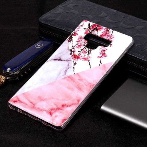 

Marble Pattern Soft TPU Case For Galaxy Note9(Plum Blossom)