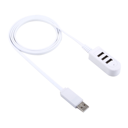 

2.4A 3-USB Ports Extension Cable Quick Charger, Total Length: about 1.2m, For Galaxy, Sony, Lenovo, HTC, Huawei, and other Smartphones