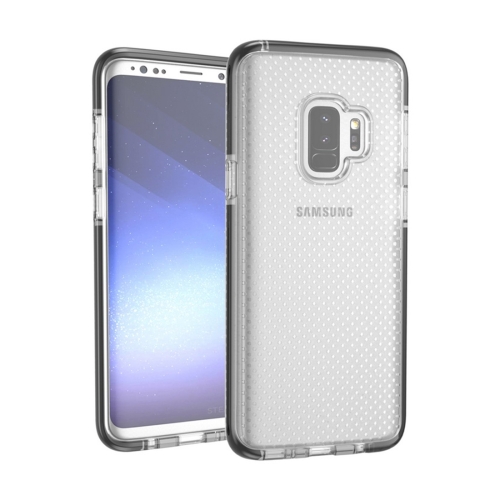 

For Galaxy S9 Basketball Texture Anti-collision TPU Protective Back Cover(Black White)