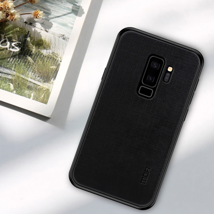 

MOFI Shockproof TPU + PC + Cloth Case for Galaxy S9 Plus (Black)