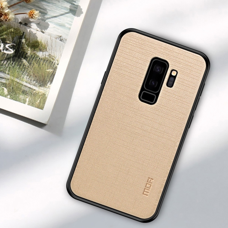 

MOFI Shockproof TPU + PC + Cloth Case for Galaxy S9 Plus (Gold)