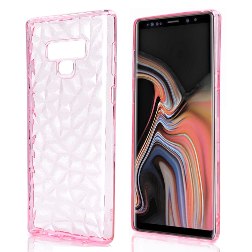 

3D Diamond Texture TPU Case for Galaxy Note 9 (Pink)