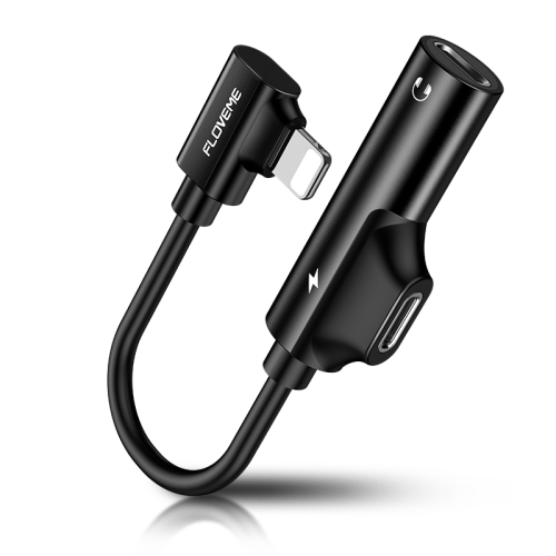 

FLOVEME YXF145826 2 in 1 5V 1A Charging Listening Wired Dual Lightning Adapter(Black)