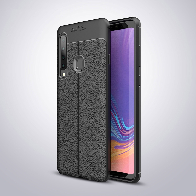 

Litchi Texture TPU Shockproof Case for Galaxy A9 (2018) / A9s (Black)