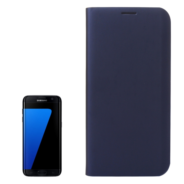

For Galaxy S7 Edge / G935 Horizontal Flip Leather Case with Card Slot(Dark Blue)
