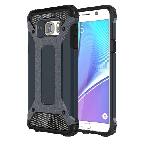 

For Galaxy Note 5 / N920 Tough Armor TPU + PC Combination Case(Dark Blue)