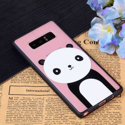 

For Galaxy Note 8 Panda Pattern TPU + PC Full Coverage Protective Back Case