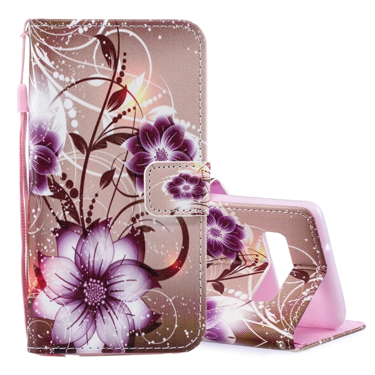 

Lotus Pattern Horizontal Flip Leather Case for Galaxy S10, with Holder & Card Slots & Wallet