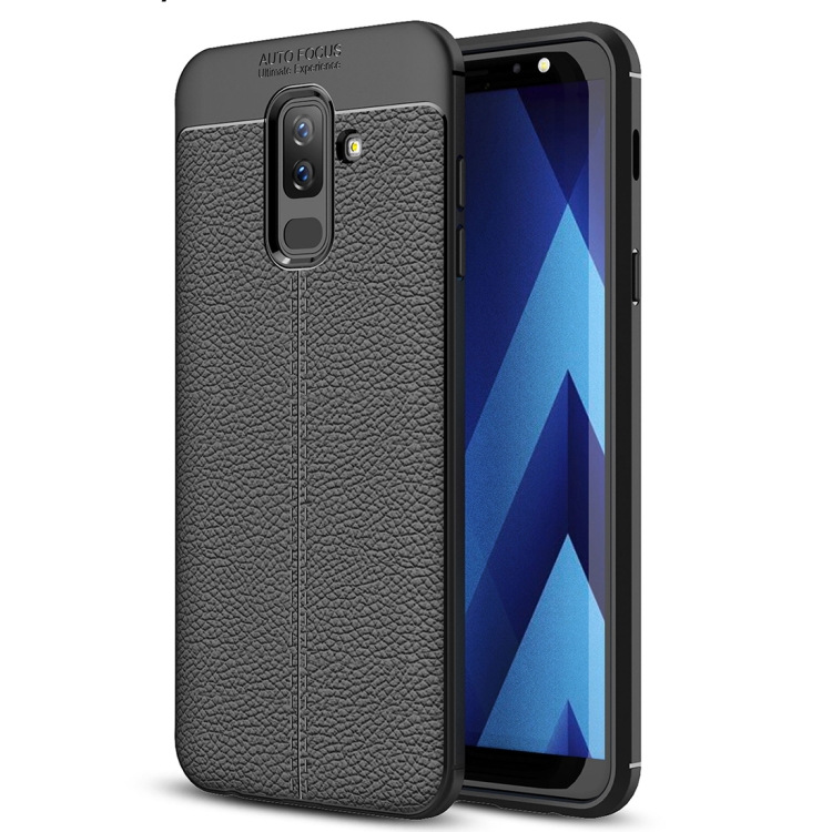 

Litchi Texture TPU Case for Galaxy A6+ (2018)(Black)