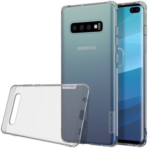 

NILLKIN Nature TPU Transparent Soft Case for Galaxy S10+ (Grey)