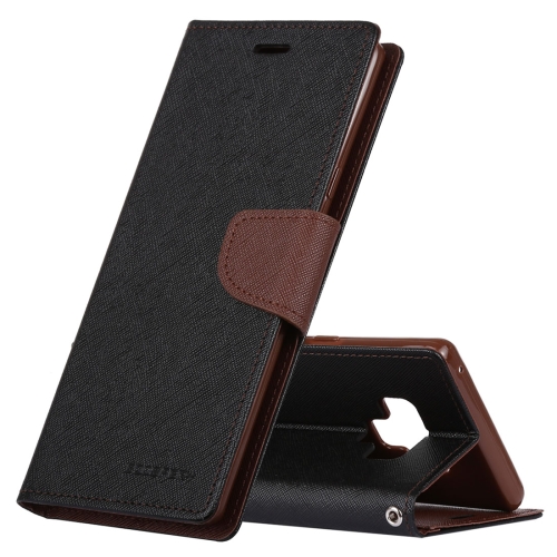 

MERCURY GOOSPERY FANCY DIARY Horizontal Flip Leather Case for Galaxy Note 9, with Holder & Card Slots & Wallet(Black)