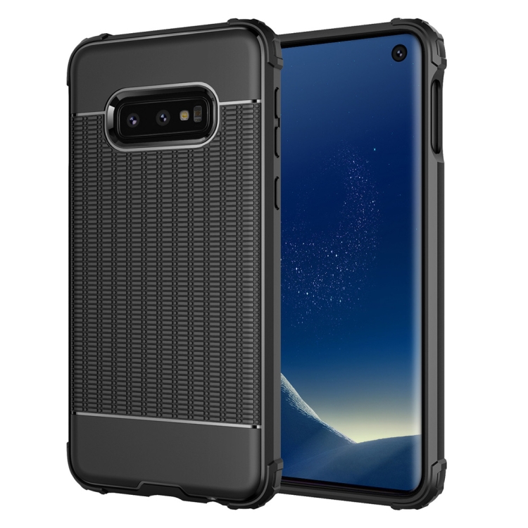 

Club Texture Shockproof TPU Case for Galaxy S10e (Black)