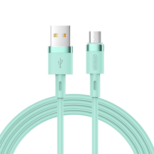 

JOYROOM S-1224N2 1.2m 2.4A USB to Micro USB Silicone Data Sync Charge Cable (Green)