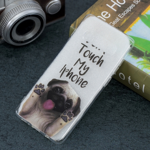 

Dog Pattern Transparent TPU Protective Case for Galaxy S10