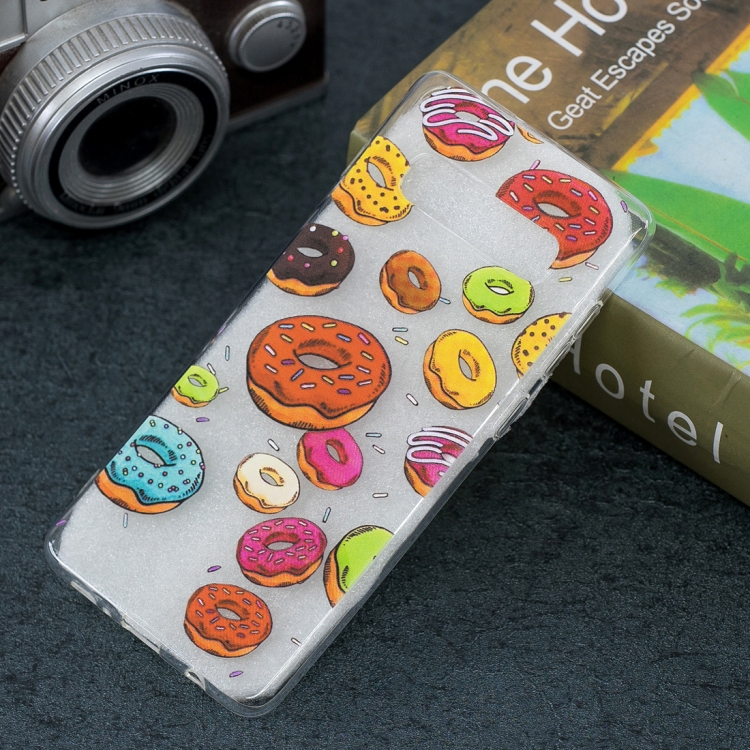 

Doughnut Pattern Transparent TPU Protective Case for Galaxy S10