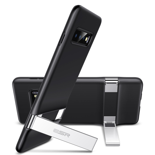 

ESR Urbansoda Simplace Series PC + TPU Protective Case for Galaxy S10, with Metal Holder(Black)