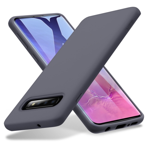 

ESR Yippee Series Soft Liquid Silicone Protective Case for Galaxy S10(Grey)