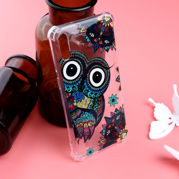 

Pattern Oil Embossed TPU Case for Galaxy M10 (Owl Pattern)
